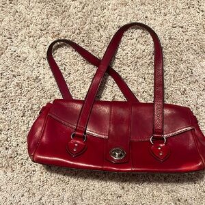 Wilson Learher bag, red
